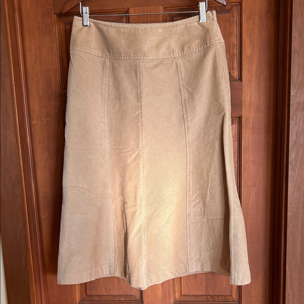 Talbots Classic Camel A-Line Skirt